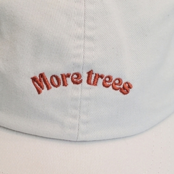 NWT Will + Bear Natural Brushed Cotton Canvas Riley Bone MORE TREES Canvas Cap - Picture 8 of 12
